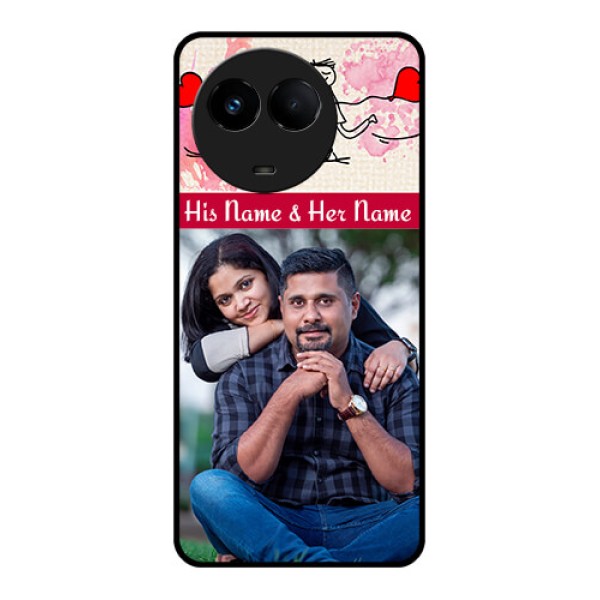 Realme 11 5G Photo Printing on Glass Case - You and Me Case Design