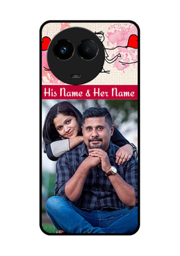 Realme 11 5G Photo Printing on Glass Case - You and Me Case Design