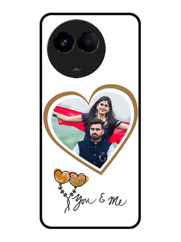 Custom Realme 11 5G Custom Glass Mobile Case - You & Me Design