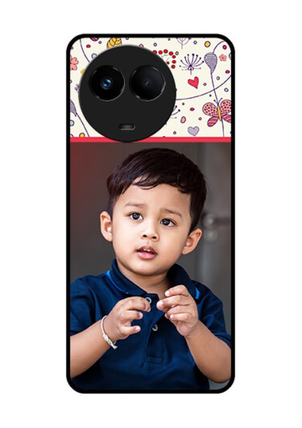 Realme 11 5G Custom Glass Mobile Case - Premium Floral Design