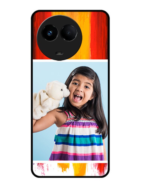 Custom Realme 11 5G Personalized Glass Phone Case - Multi Color Design