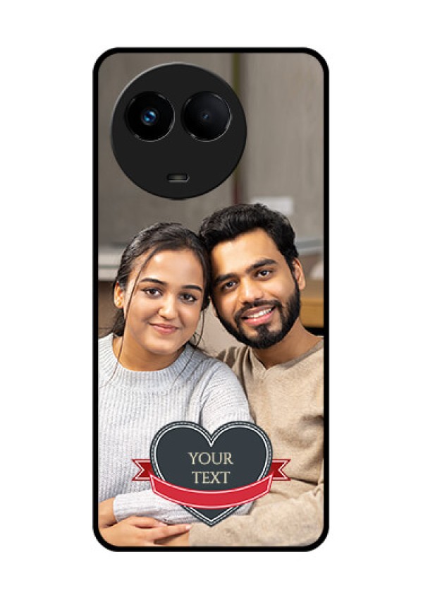 Realme 11 5G Custom Glass Phone Case - Just Married Couple Design