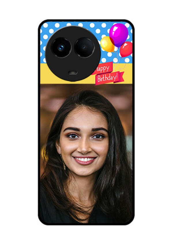 Realme 11 5G Custom Glass Mobile Case - Happy Birthday Design