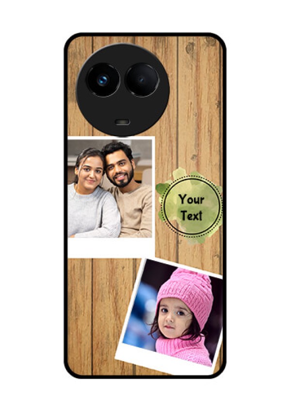Realme 11 5G Custom Glass Phone Case - Wooden Texture Design