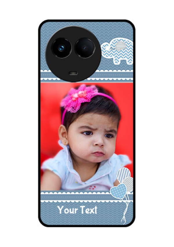 Realme 11 5G Photo Printing on Glass Case - with Kids Pattern Design