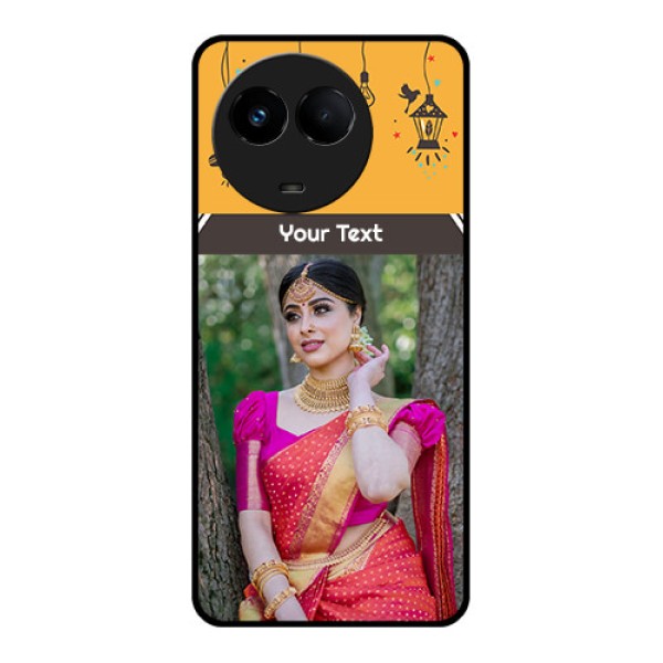 Realme 11 5G Custom Glass Mobile Case - with Family Picture and Icons