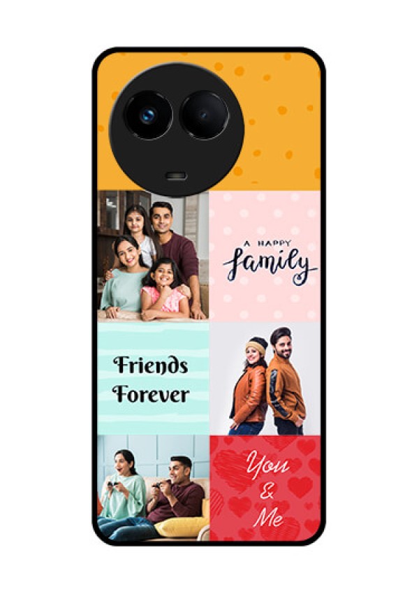 Realme 11 5G Personalized Glass Phone Case - Images with Quotes Design