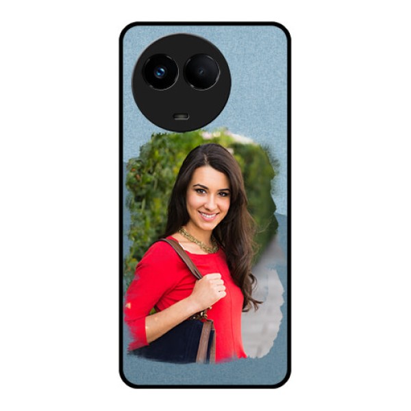 Realme 11 5G Custom Glass Mobile Case - Grunge Line Art Design