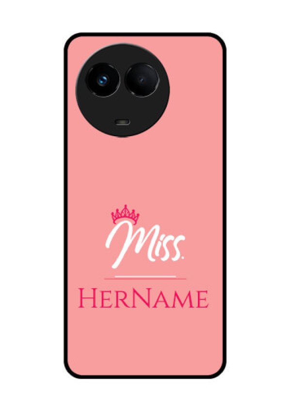 Realme 11 5G Custom Glass Phone Case Mrs with Name
