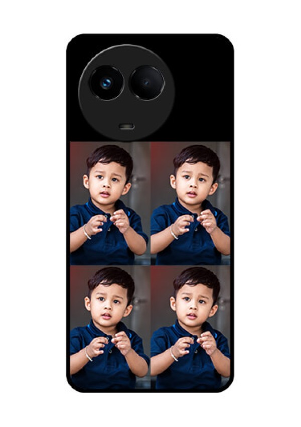 Realme 11 5G 4 Image Holder on Glass Mobile Cover