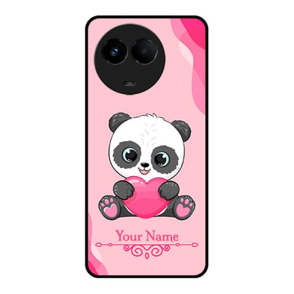 Realme 11 5G Custom Glass Mobile Case - Cute Panda Design
