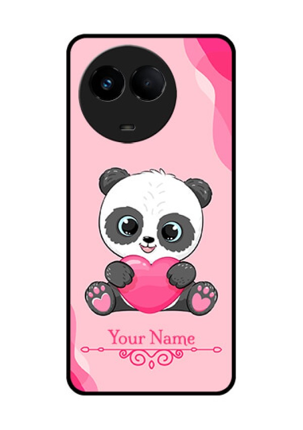 Realme 11 5G Custom Glass Mobile Case - Cute Panda Design