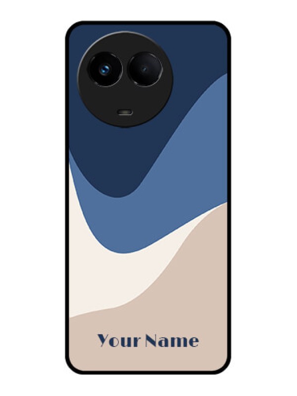 Custom Realme 11 5G Custom Glass Phone Case - Abstract Drip Art Design