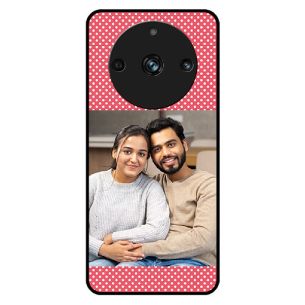 Realme 11 Pro 5G Custom Glass Phone Case - White Dotted Design