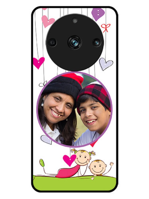 Custom Realme 11 Pro 5G Photo Printing on Glass Case - Cute Kids Phone Case Design