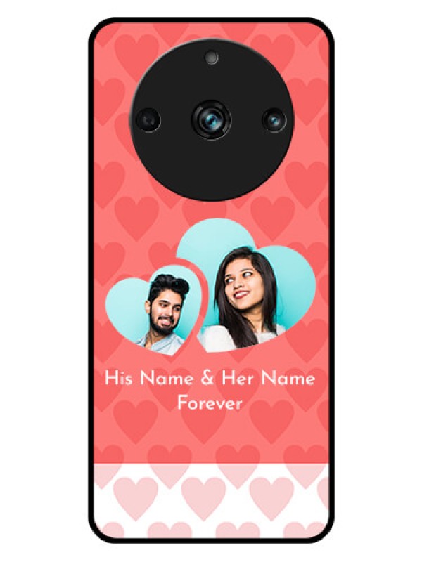 Custom Realme 11 Pro 5G Personalized Glass Phone Case - Couple Pic Upload Design