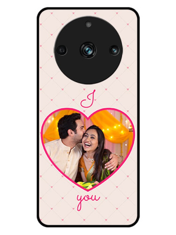 Custom Realme 11 Pro 5G Custom Glass Mobile Case - Heart Shape Design