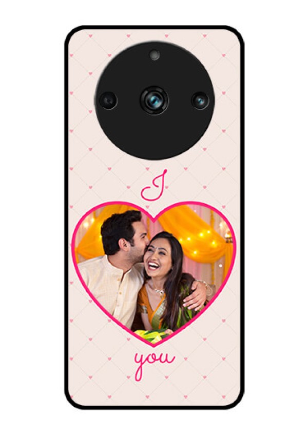 Realme 11 Pro 5G Custom Glass Mobile Case - Heart Shape Design