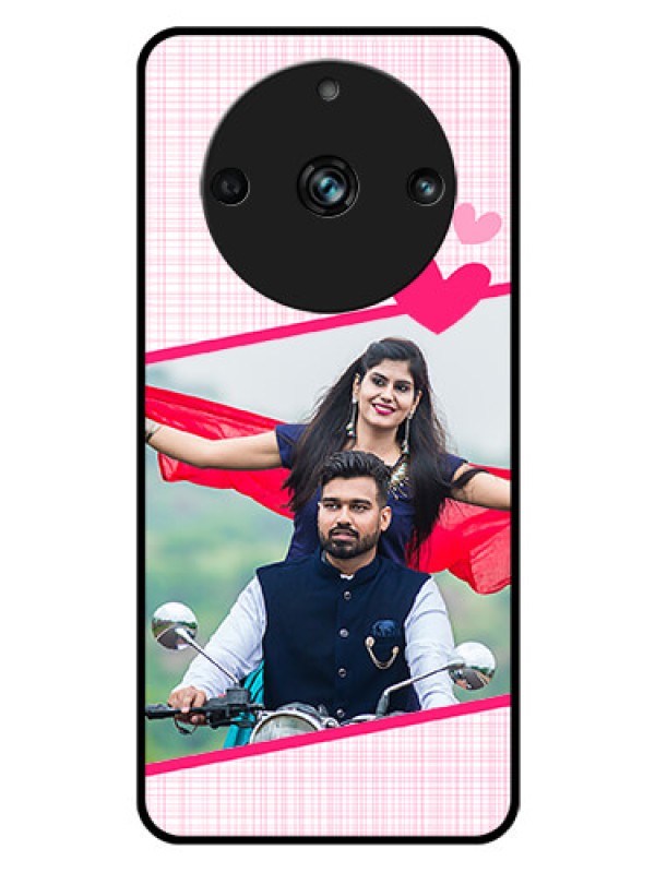 Custom Realme 11 Pro 5G Custom Glass Phone Case - Love Shape Heart Design