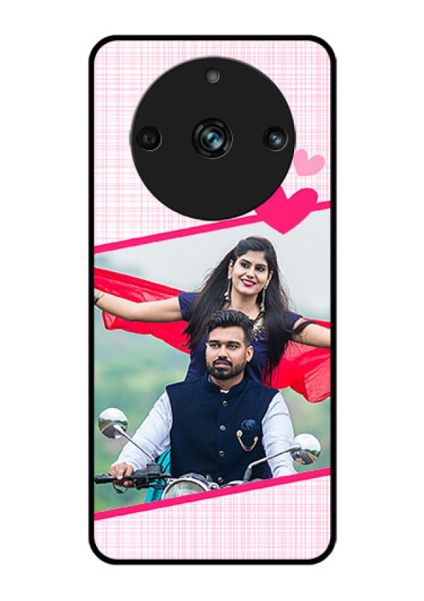Realme 11 Pro 5G Custom Glass Phone Case - Love Shape Heart Design
