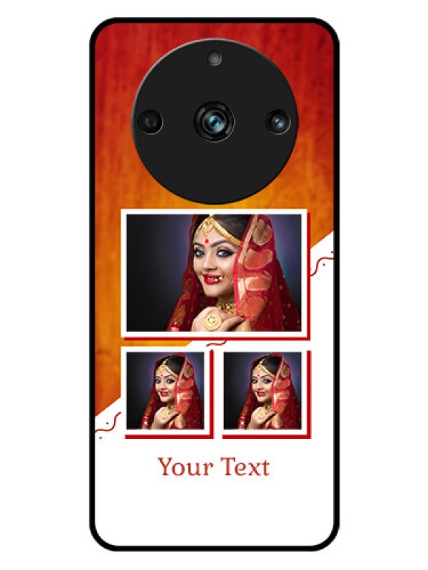 Custom Realme 11 Pro 5G Custom Glass Phone Case - Wedding Memories Design