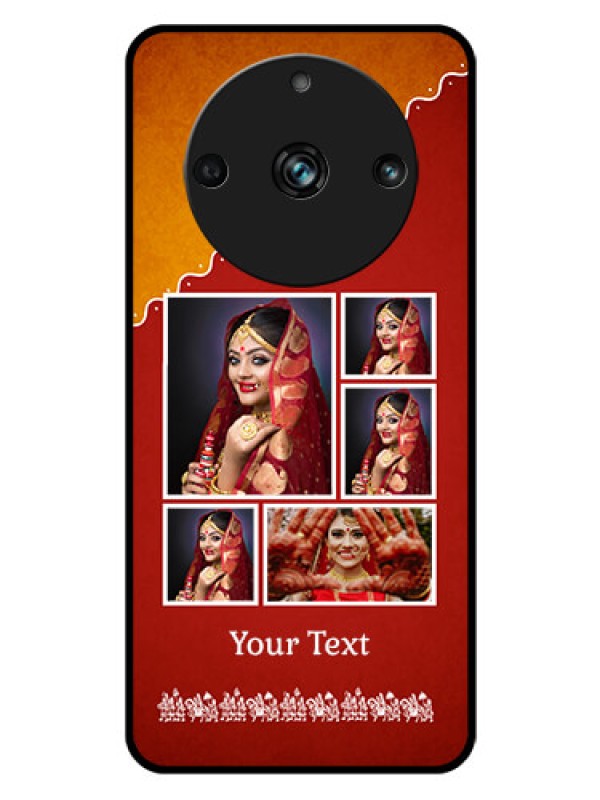 Custom Realme 11 Pro 5G Personalized Glass Phone Case - Wedding Pic Upload Design