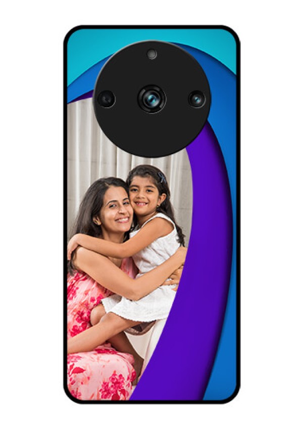 Realme 11 Pro 5G Photo Printing on Glass Case - Simple Pattern Design