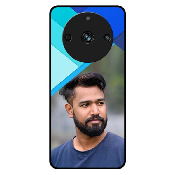 Realme 11 Pro 5G Custom Glass Phone Case - Blue Pattern Design