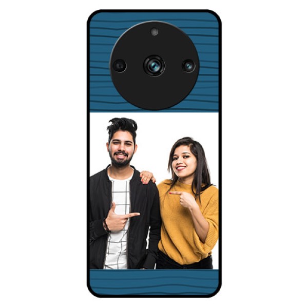 Realme 11 Pro 5G Custom Glass Phone Case - Blue Pattern Cover Design
