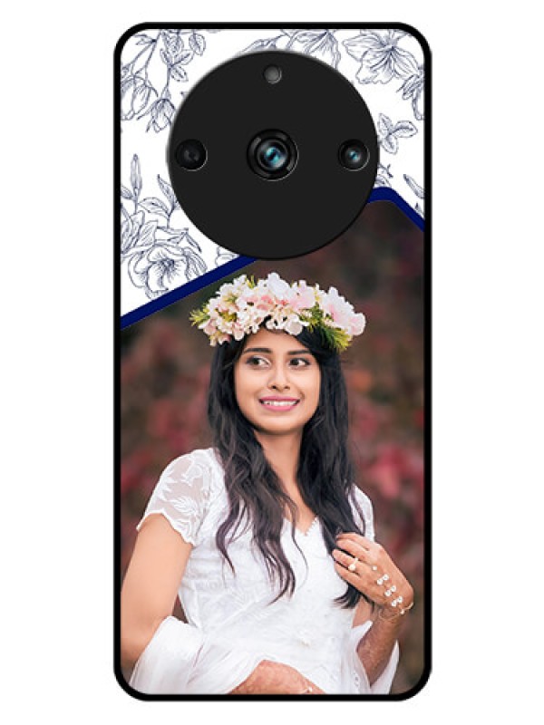 Custom Realme 11 Pro 5G Personalized Glass Phone Case - Premium Floral Design