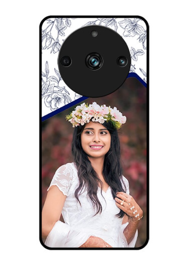 Realme 11 Pro 5G Personalized Glass Phone Case - Premium Floral Design