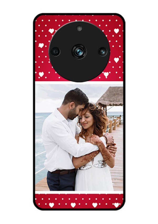 Realme 11 Pro 5G Photo Printing on Glass Case - Hearts Mobile Case Design