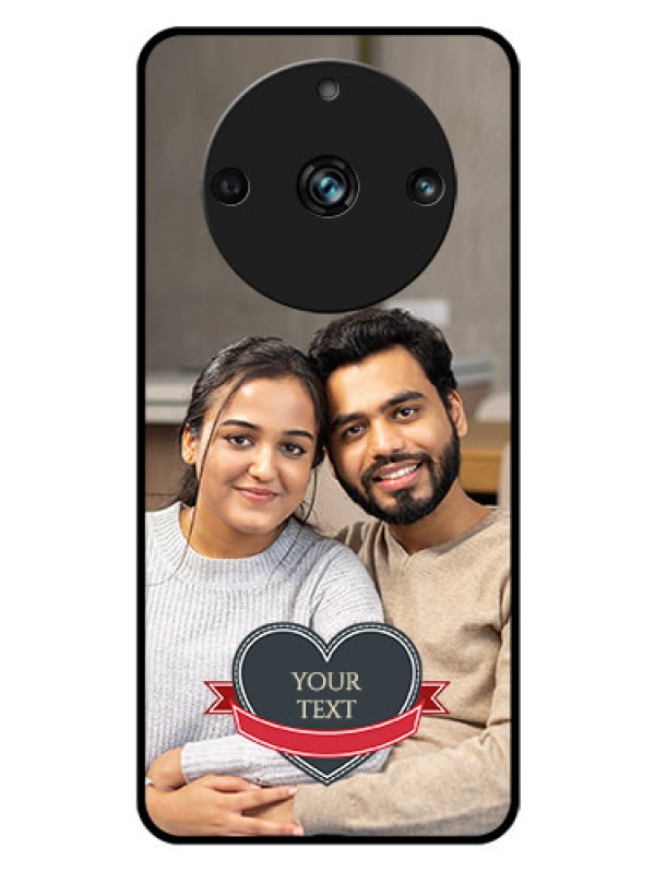 Custom Realme 11 Pro 5G Custom Glass Phone Case - Just Married Couple Design