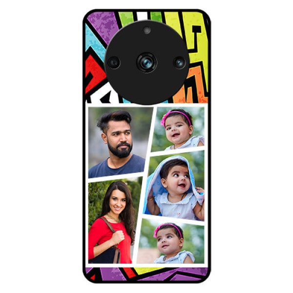 Realme 11 Pro 5G Custom Glass Phone Case - Graffiti pattern Design