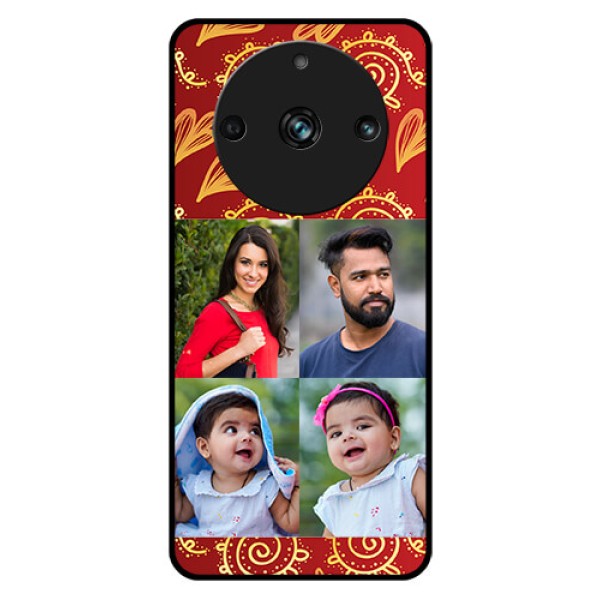 Realme 11 Pro 5G Photo Printing on Glass Case - 4 Image Traditional Design Realme 11 Pro 5G Photo Printing on Glass Case - 4 Image Traditional Design