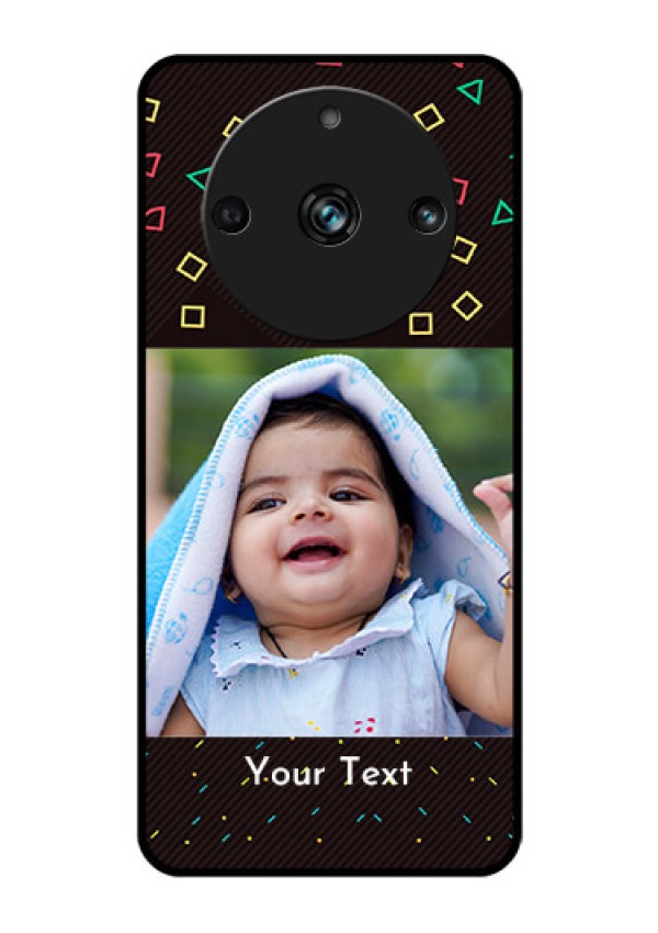 Realme 11 Pro 5G Custom Glass Phone Case - with confetti birthday design
