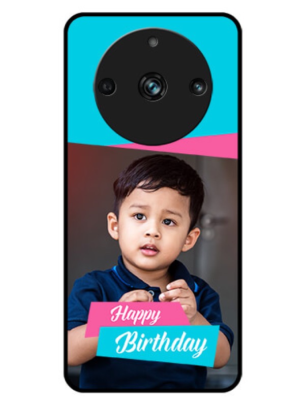 Custom Realme 11 Pro 5G Personalized Glass Phone Case - Image Holder with 2 Color Design