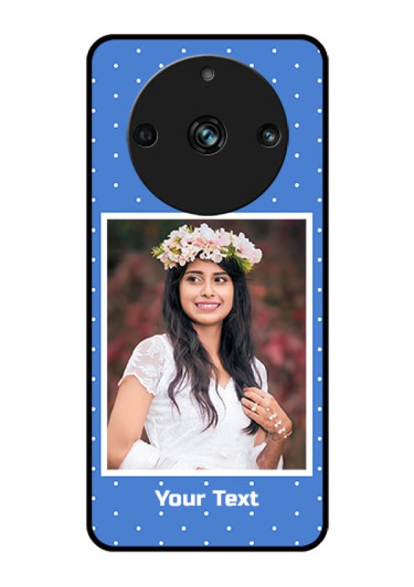 Realme 11 Pro 5G Photo Printing on Glass Case - Polka dots design