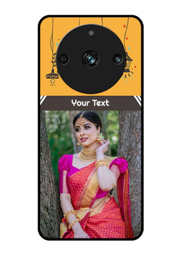 Realme 11 Pro 5G Custom Glass Mobile Case - with Family Picture and Icons