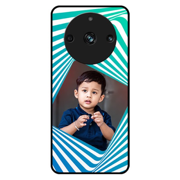 Realme 11 Pro 5G Personalized Glass Phone Case - Abstract Spiral Design
