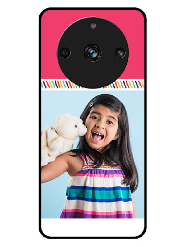 Custom Realme 11 Pro 5G Personalized Glass Phone Case - Line art design