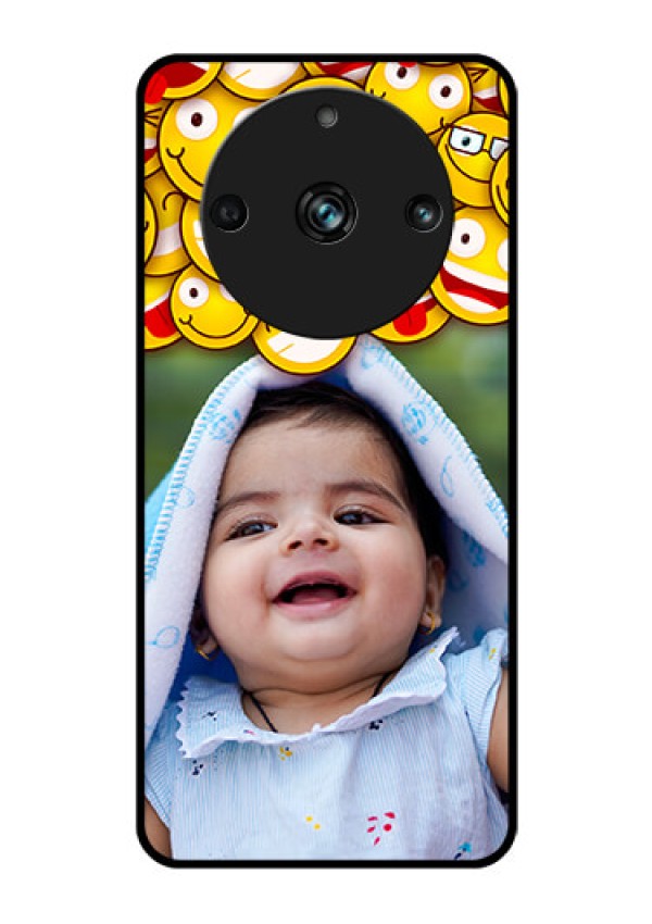 Realme 11 Pro 5G Custom Glass Mobile Case - with Smiley Emoji Design