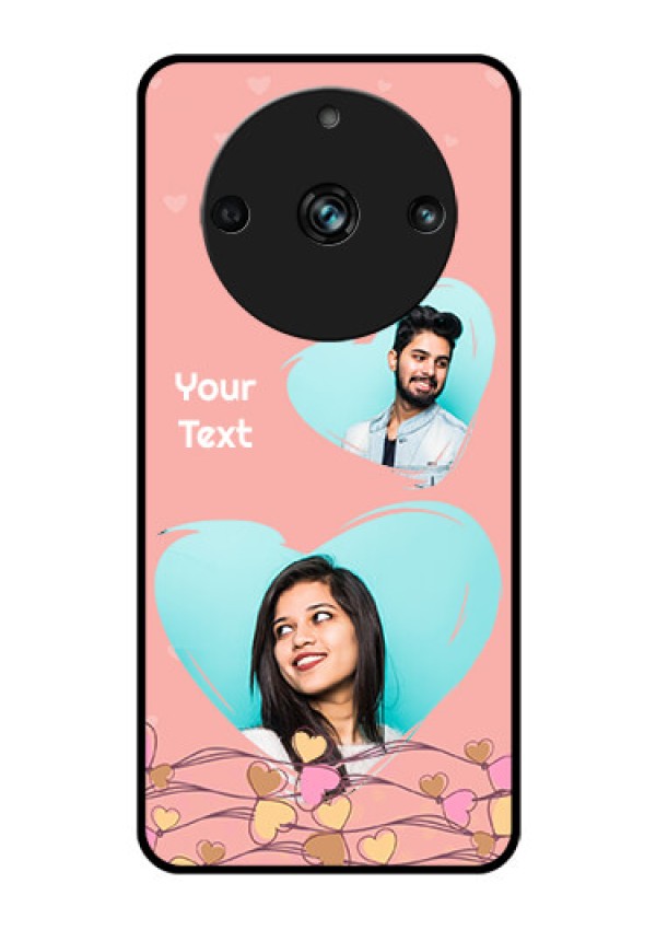 Realme 11 Pro 5G Custom Glass Mobile Case - Love Doodle Design