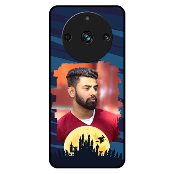 Realme 11 Pro 5G Photo Printing on Glass Case - Halloween Witch Design