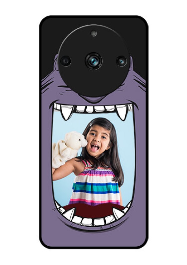 Realme 11 Pro 5G Custom Glass Phone Case - Angry Monster Design