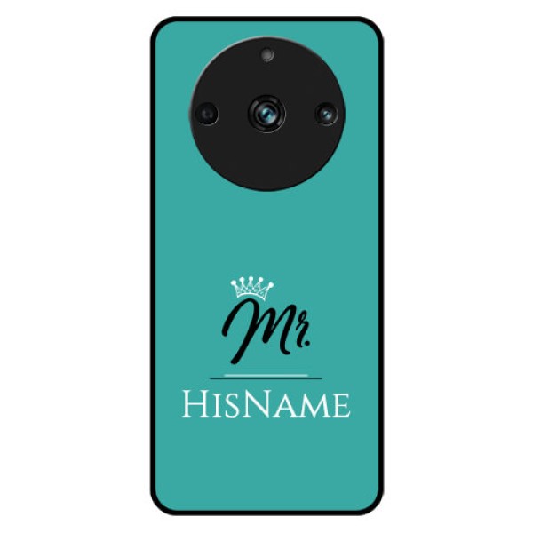 Realme 11 Pro 5G Custom Glass Phone Case Mr with Name