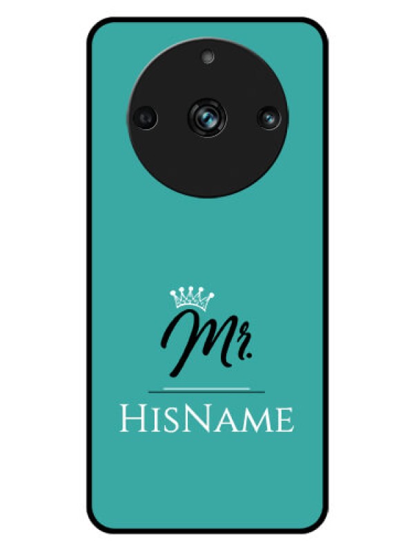 Custom Realme 11 Pro 5G Custom Glass Phone Case Mr with Name