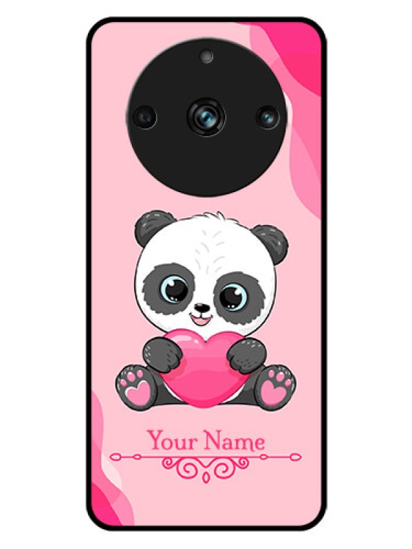 Custom Realme 11 Pro 5G Custom Glass Mobile Case - Cute Panda Design