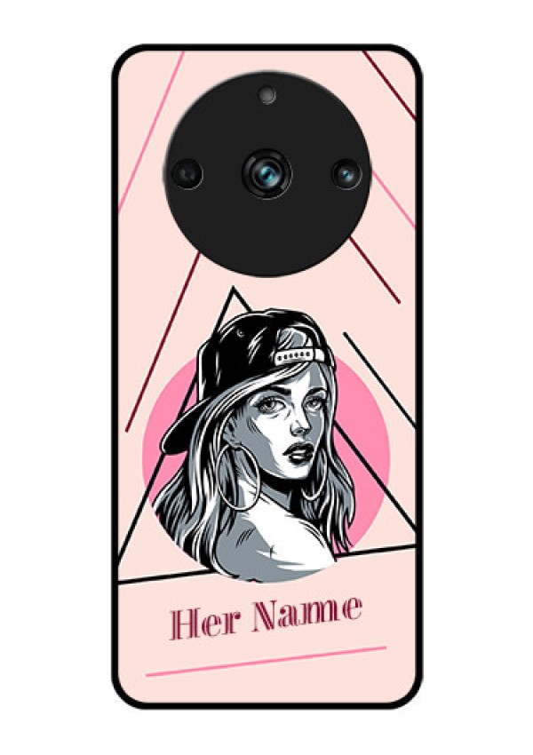 Realme 11 Pro 5G Personalized Glass Phone Case - Rockstar Girl Design