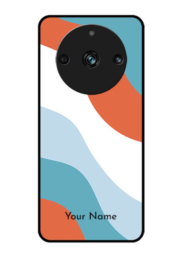 Realme 11 Pro 5G Custom Glass Mobile Case - coloured Waves Design